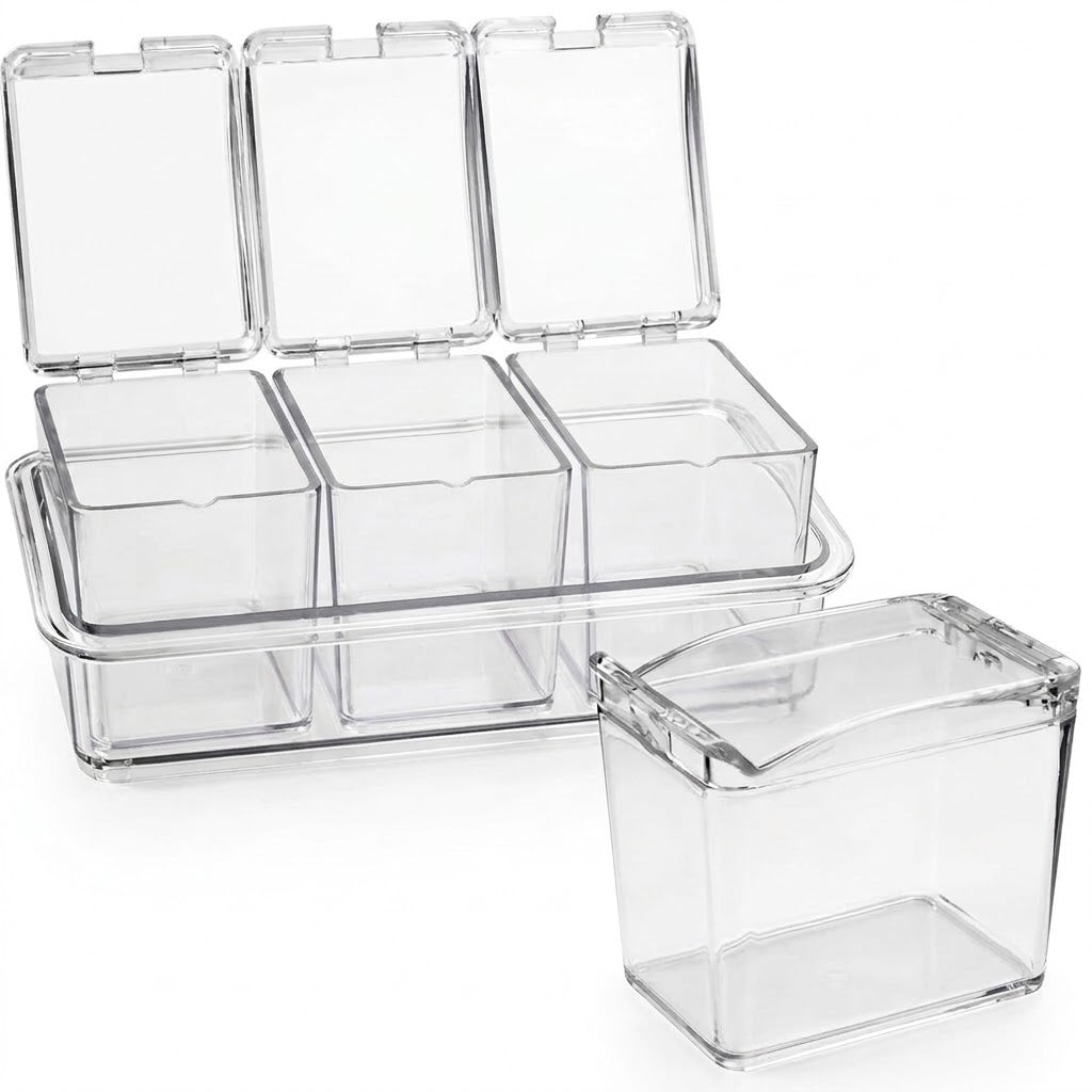 4-in-1 Multi-piece Travel Dispenser Bottle Set