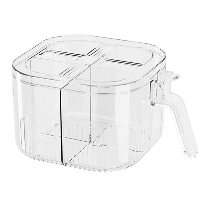 Affordable Luxury Thickened 4-Compartment Seasoning Box for Home Kitchens