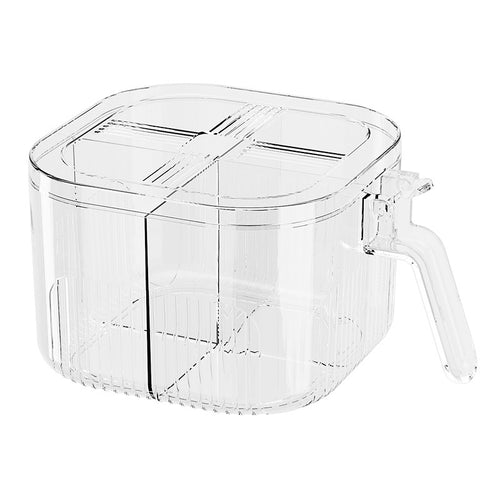 Affordable Luxury Thickened 4-Compartment Seasoning Box for Home Kitchens