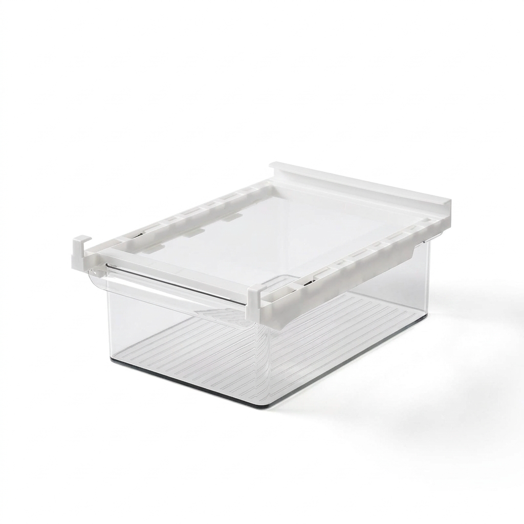 Refrigerator Storage Box: Drawer-Style Hanging Basket for Internal Suspension (Fresh & Frozen Storage)