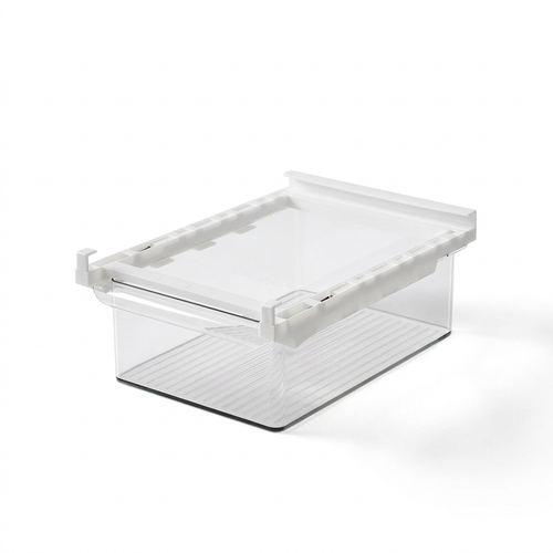 Refrigerator Storage Box: Drawer-Style Hanging Basket for Internal Suspension (Fresh & Frozen Storage)
