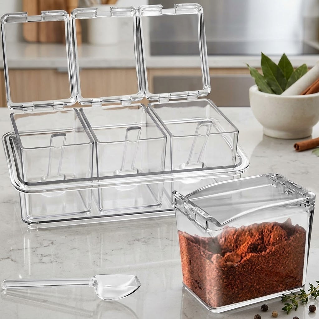 4-in-1 Multi-piece Travel Dispenser Bottle Set