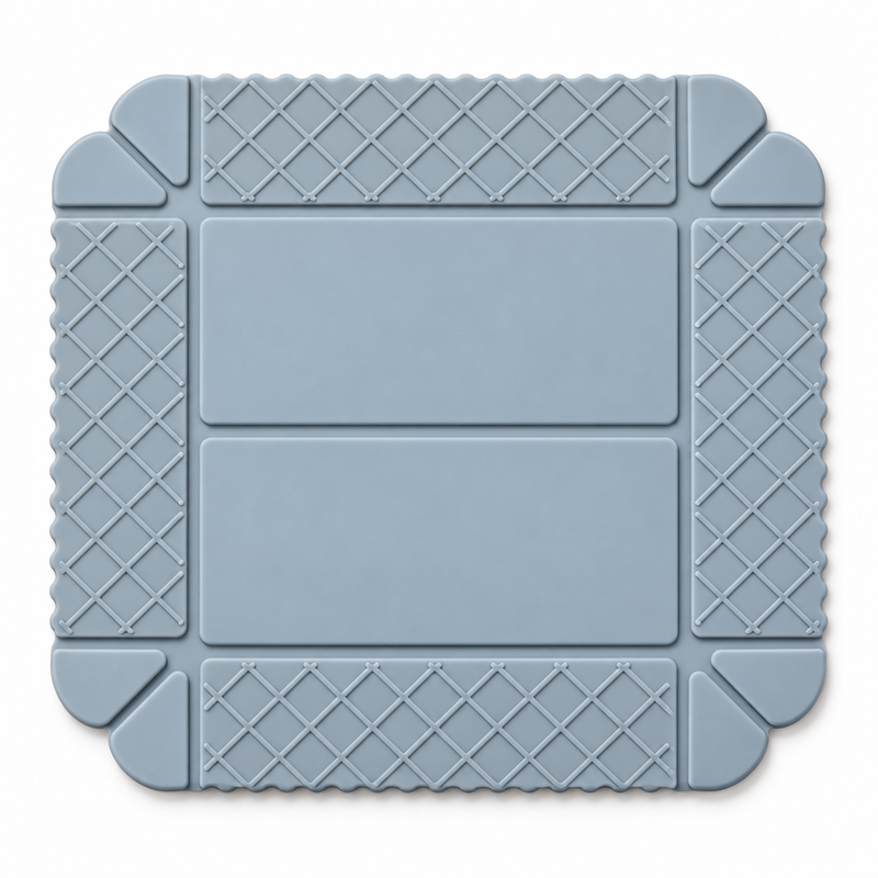Grey silicone trivet