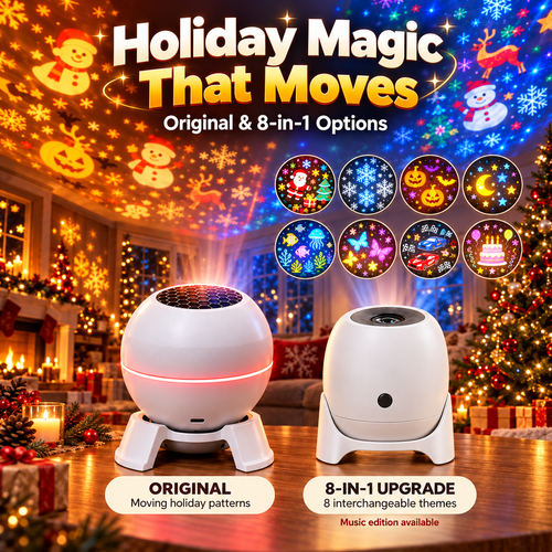 Moving Holiday Pattern Projector