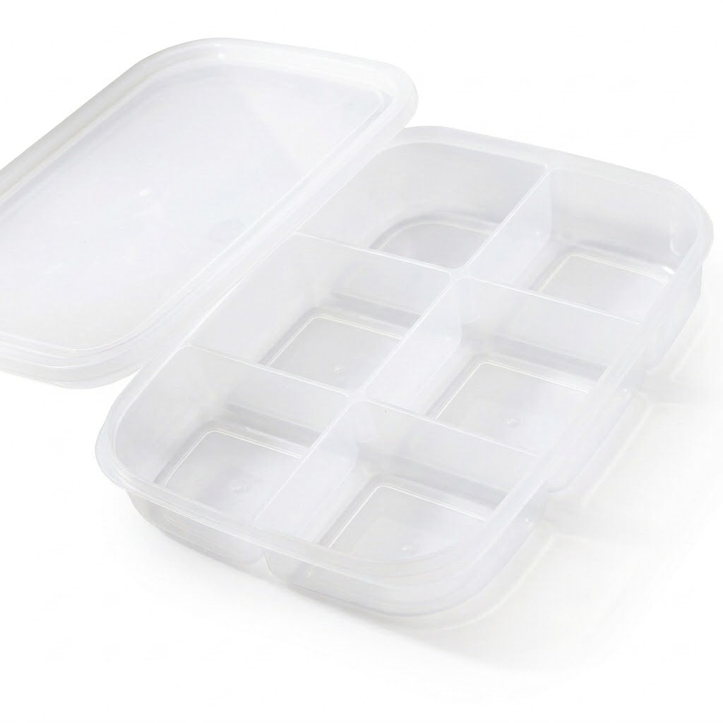 Refrigerator Food Storage Containers with Compartments