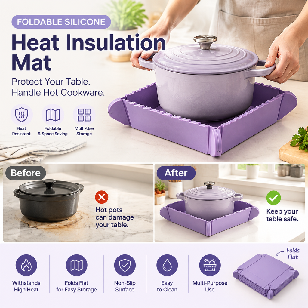 COOKGANIZE™ Magnetic Foldable Trivet