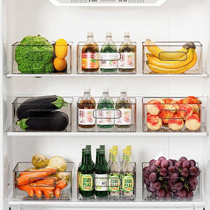 Refrigerator Storage Containers – Food, Fruit, and Vegetable Portioning & Fresh-Keeping Boxes