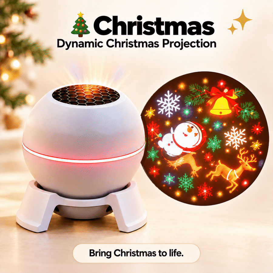 Moving Holiday Pattern Projector